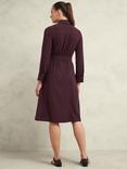 Hobbs Robyn Shirt Dress, Malbec Purple