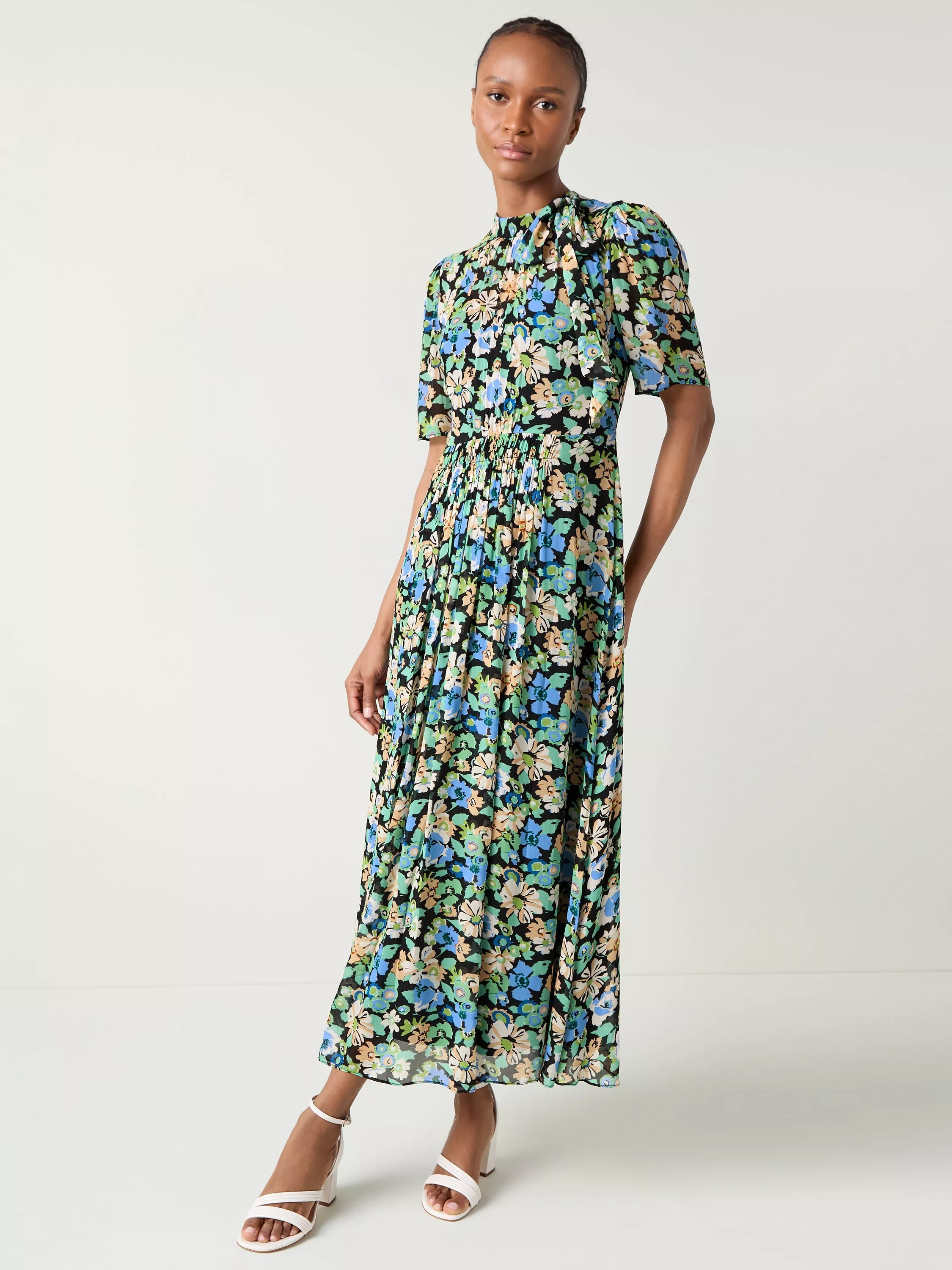 Thelma Floral Print Dress