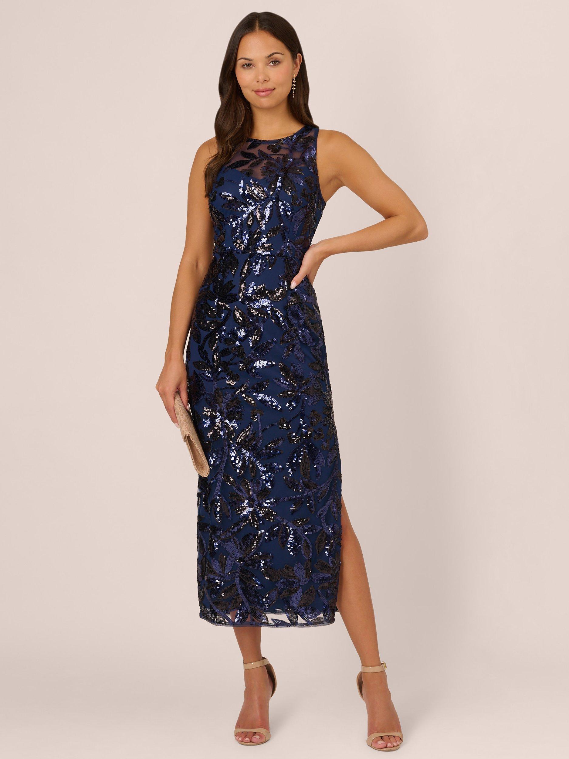 Adrianna papell sequin sheath dress best sale