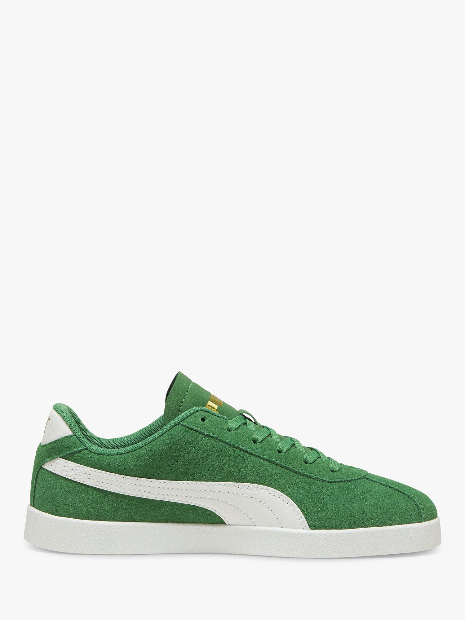 Green puma trainers best sale