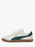 PUMA Club 5v5 Lux Leather Trainers, Off White Green