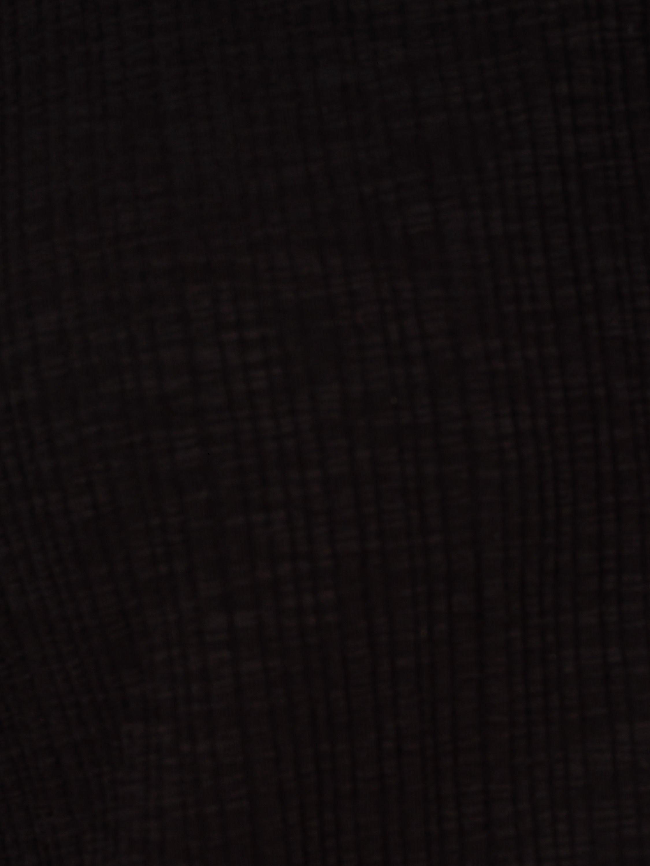 Product image 7 of 7, which shows Adrianna Papell Rib Knit Top, Black/White, L
