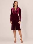 Adrianna Papell Velvet Tuxedo Dress