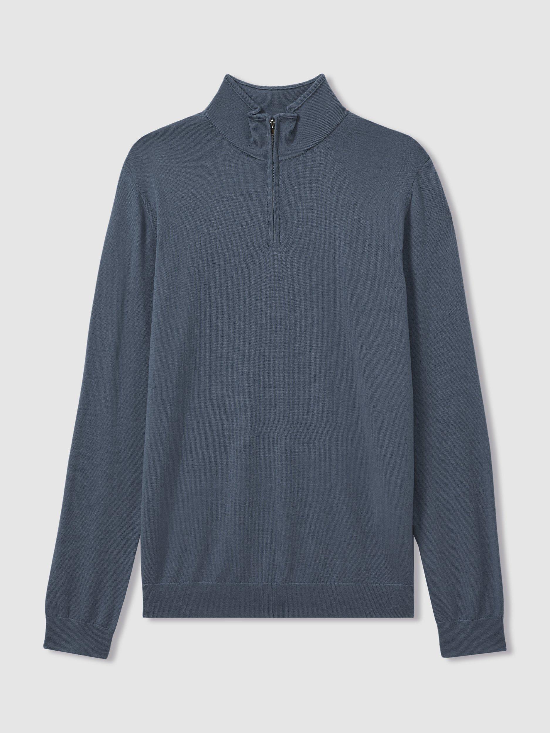 John lewis mens half zip jumper sale