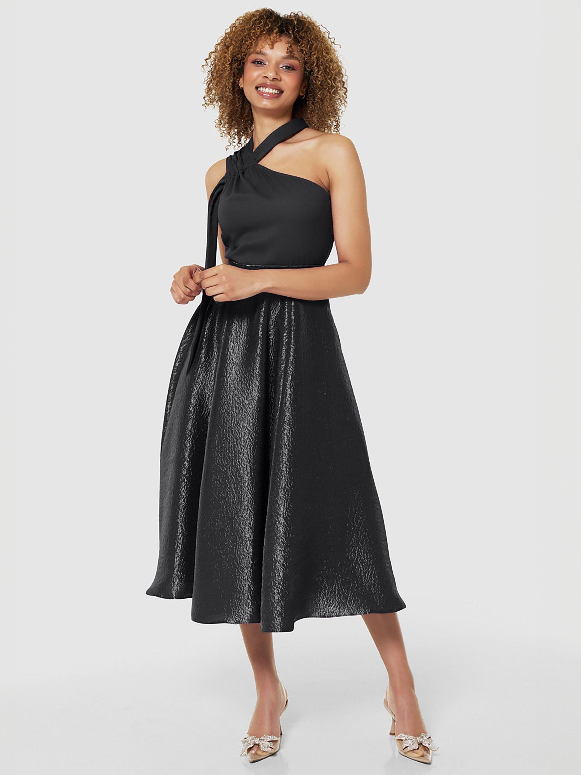 Closet London 2-In-1 Dress, Black