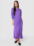 Closet London A-Line Twist Dress, Purple