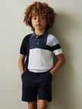 Reiss Kids' Charge Colour Block Polo Shirt