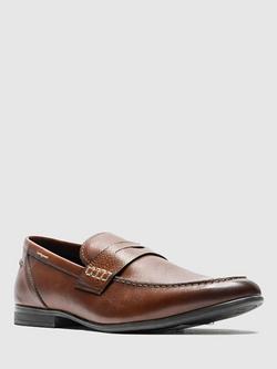 Rodd & Gunn St James Leather Loafers - view 2, Cognac