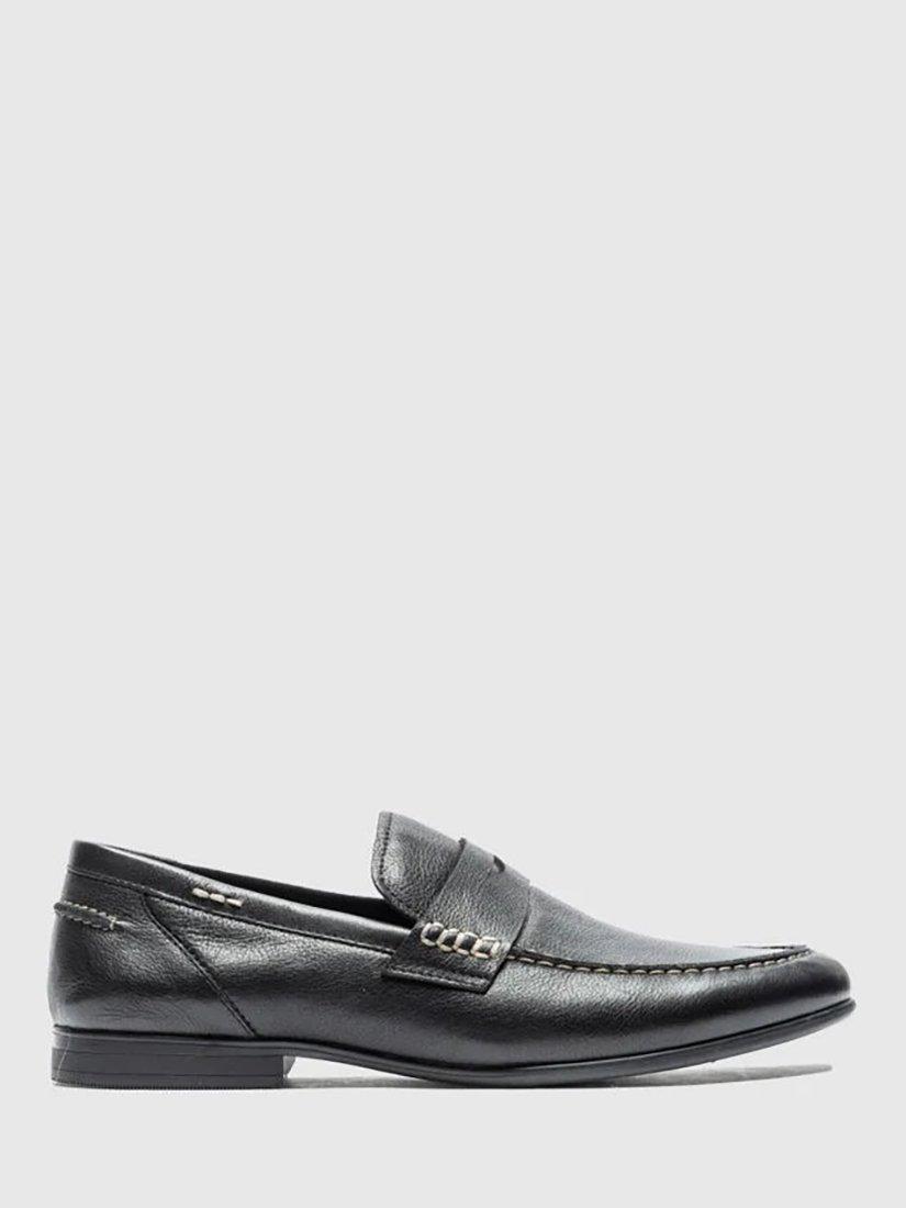Product image 1 of 6, which shows Rodd & Gunn St James Leather Loafers, Nero, 7