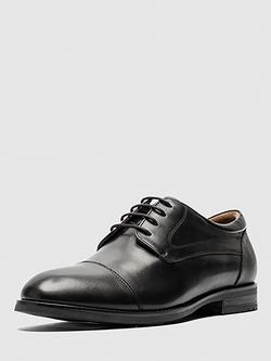 Rodd & Gunn Loburn Leather Derby Shoes - view 2, Nero Multi