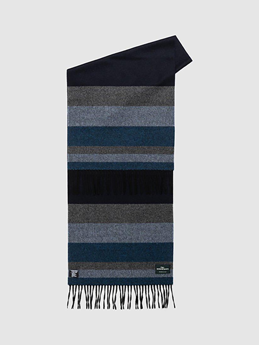 Product image 1 of 3, which shows Rodd & Gunn Flaxton Scarf, Sea Multi, One Size