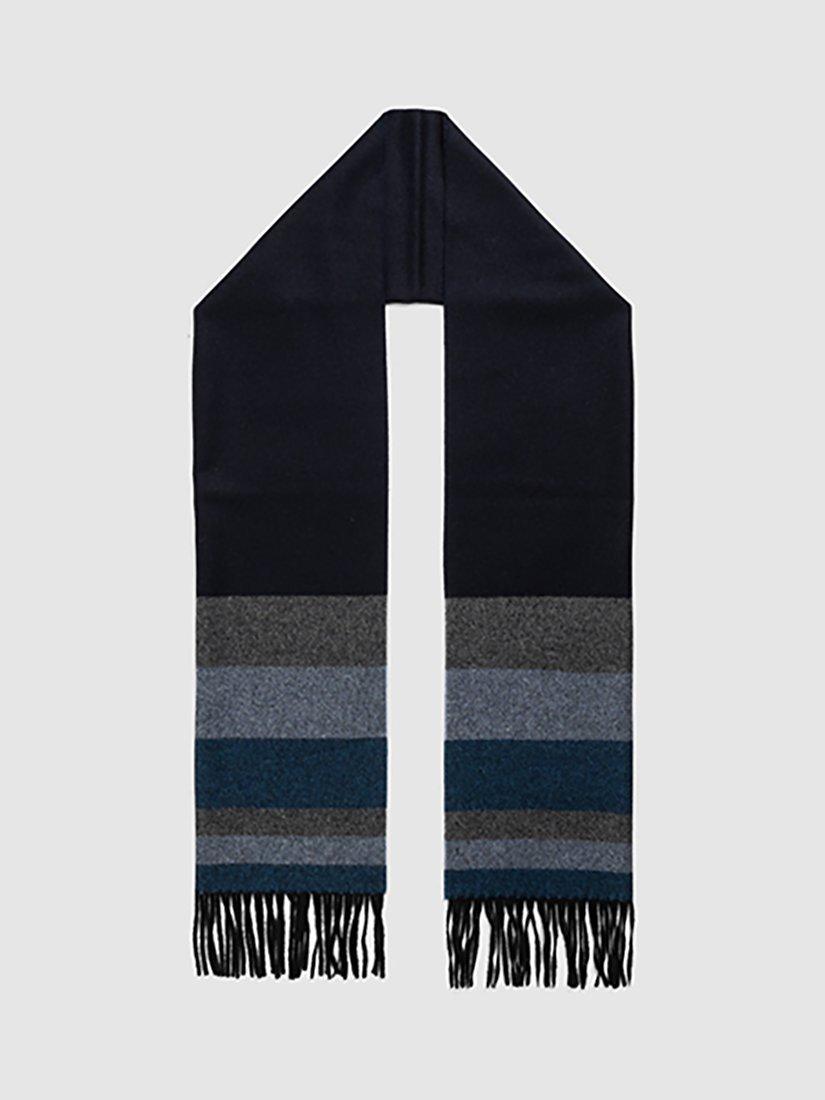 Product image 2 of 3, which shows Rodd & Gunn Flaxton Scarf, Sea Multi, One Size