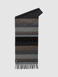 Rodd & Gunn Flaxton Wool Cashmere Blend Scarf, Grigio Multi