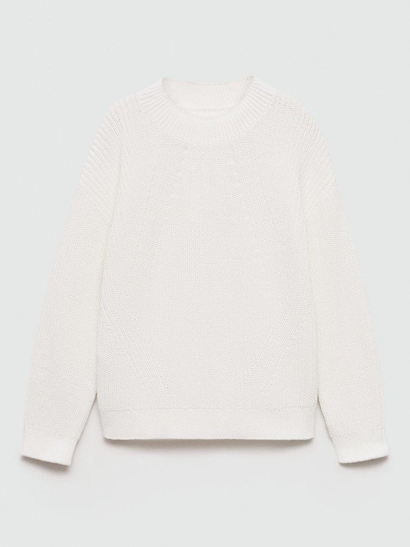 Mango white jumper hotsell