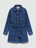 Mango Kids' Anna Denim Dress, Navy