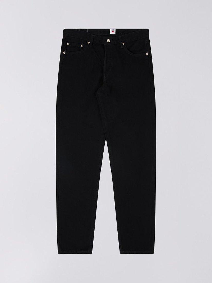 Product image 1 of 2, which shows Edwin Regular Fit Tapered Jeans, Black, 38S