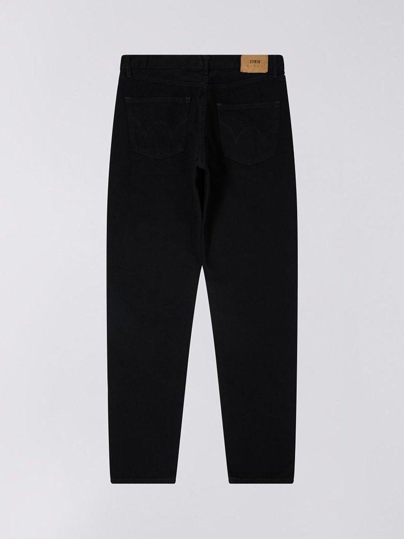 Product image 2 of 2, which shows Edwin Regular Fit Tapered Jeans, Black, 38S