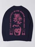 Edwin Sake And Roses Sweatshirt, Black