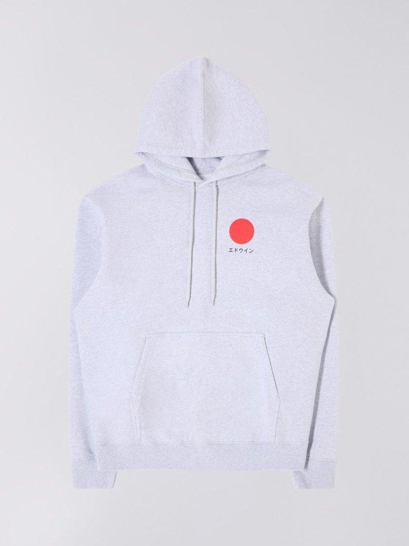 Edwin Japanese Sun Hoodie, Grey Marl