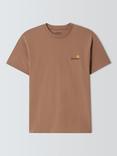 Carhartt WIP Organic Cotton Regular Fit Am Script Logo T-Shirt, Peanut