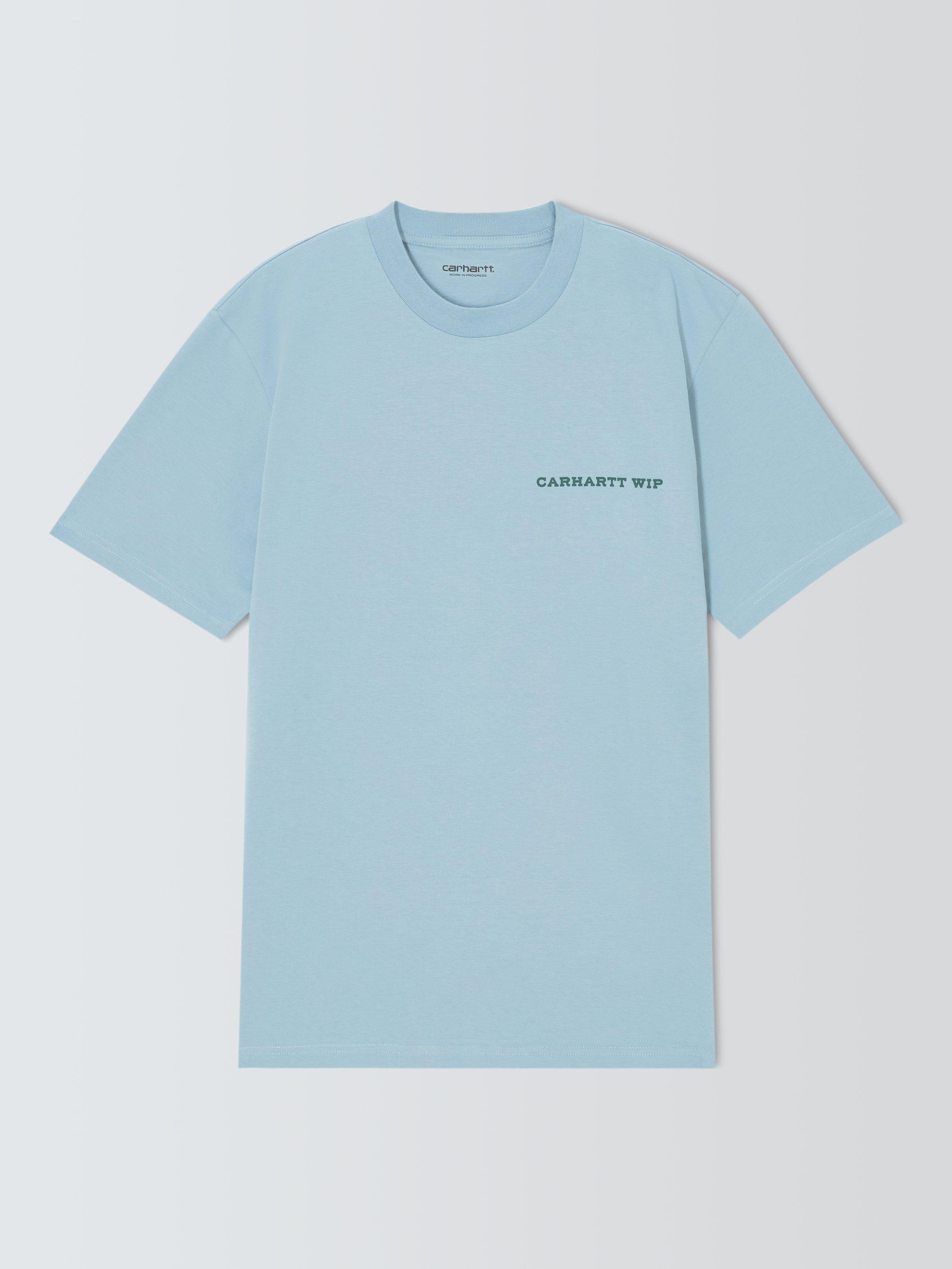 Carhartt WIP Crew Neck T-Shirt, Dusty Ice