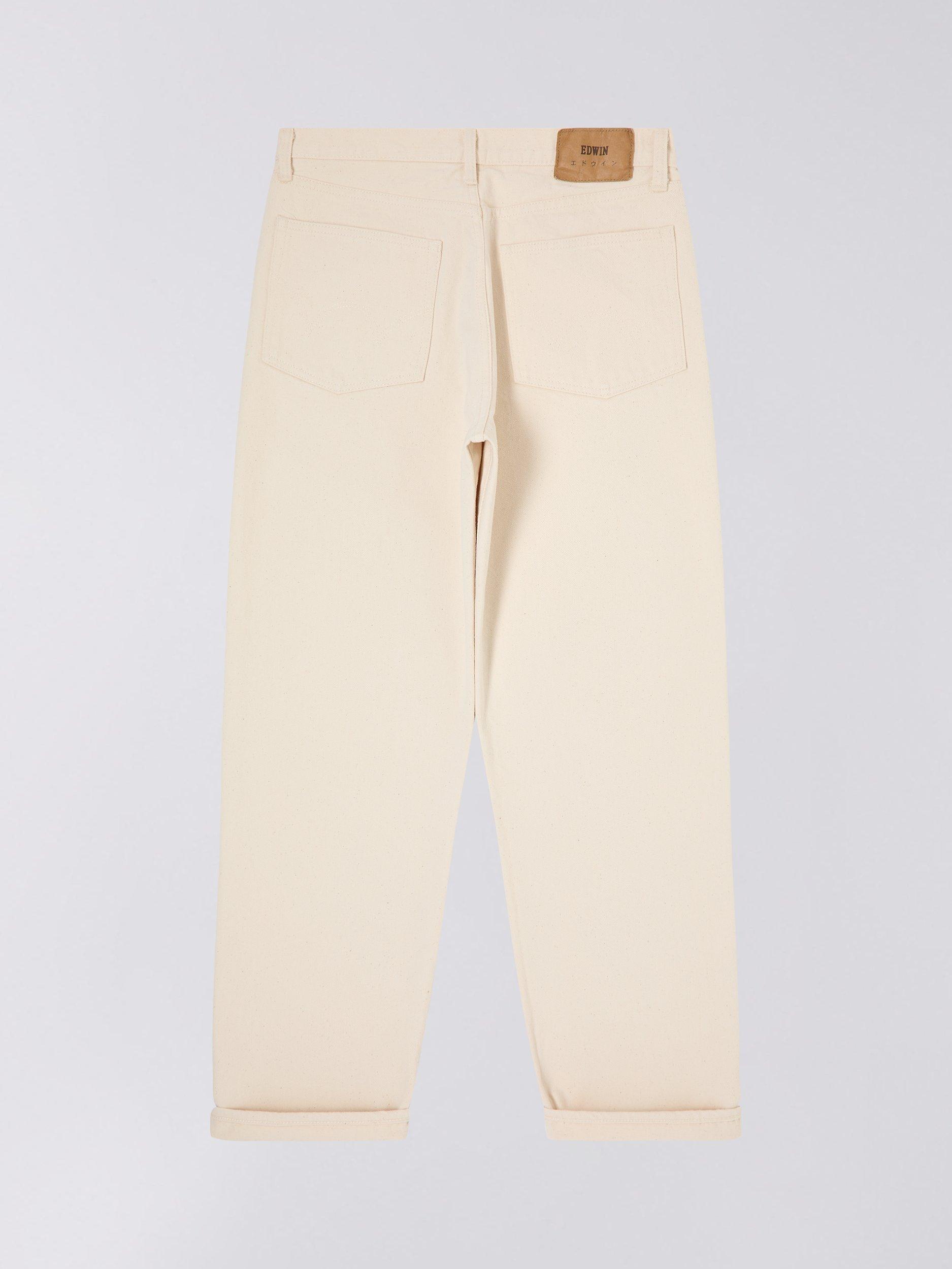 Product image 2 of 2, which shows Edwin Loose Fit Jeans, Natural, 38S