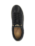 Dune London Egent Quilted Leather Flatform Trainers