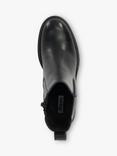 Dune London Positivity Leather Chelsea Boots, Black