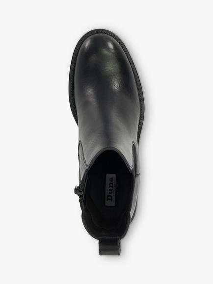 Dune London Positivity Leather Chelsea Boots, Black - view 2, Black