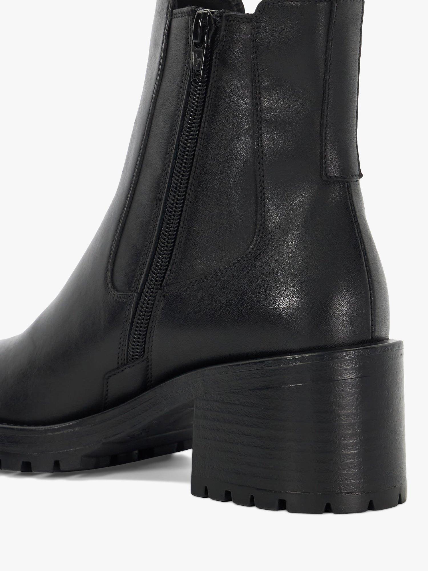 Product image 5 of 6, which shows Dune London Positivity Leather Chelsea Boots, Black, EU36