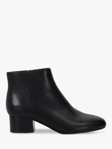 Black Leather Ankle