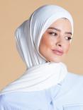 Aab Premium Jersey Hijab, White