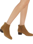 Dune Perrie Suede Ankle Boots, Taupe