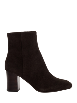 Dune London Ollave Suede Ankle Boots, Brown, Brown