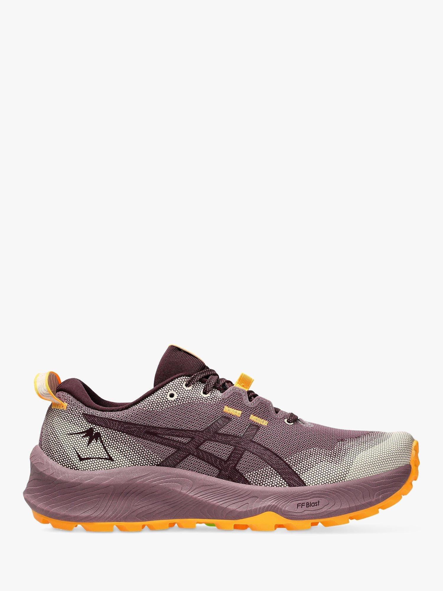 Product image 1 of 7, which shows ASICS Gel Trabuco 12 Trail Running Shoes, Mauve/ Aubergine, 4