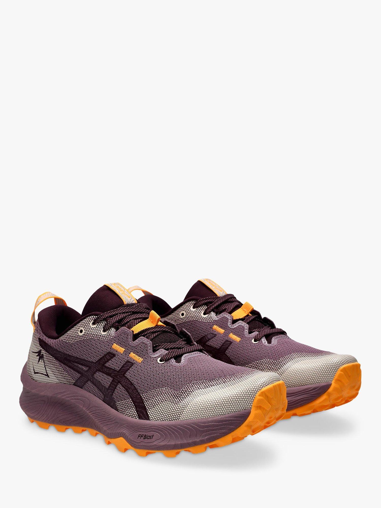 Product image 2 of 7, which shows ASICS Gel Trabuco 12 Trail Running Shoes, Mauve/ Aubergine, 4