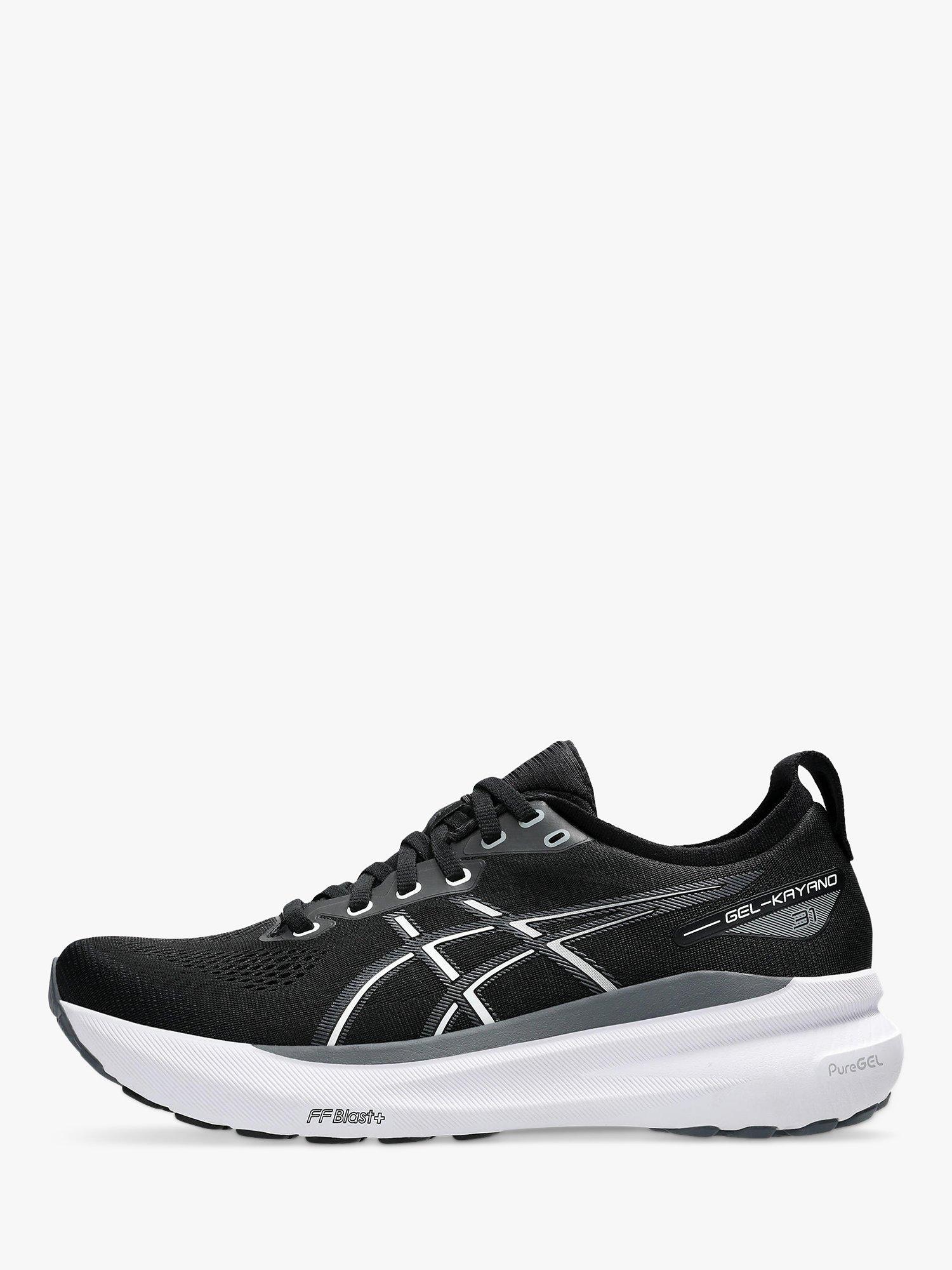 ASICS GEL-KAYANO 31 Men's Running Shoes, Black/White, 7