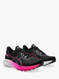 ASICS Women's GT-1000 13 Sports Trainers, Black/Pink Glo