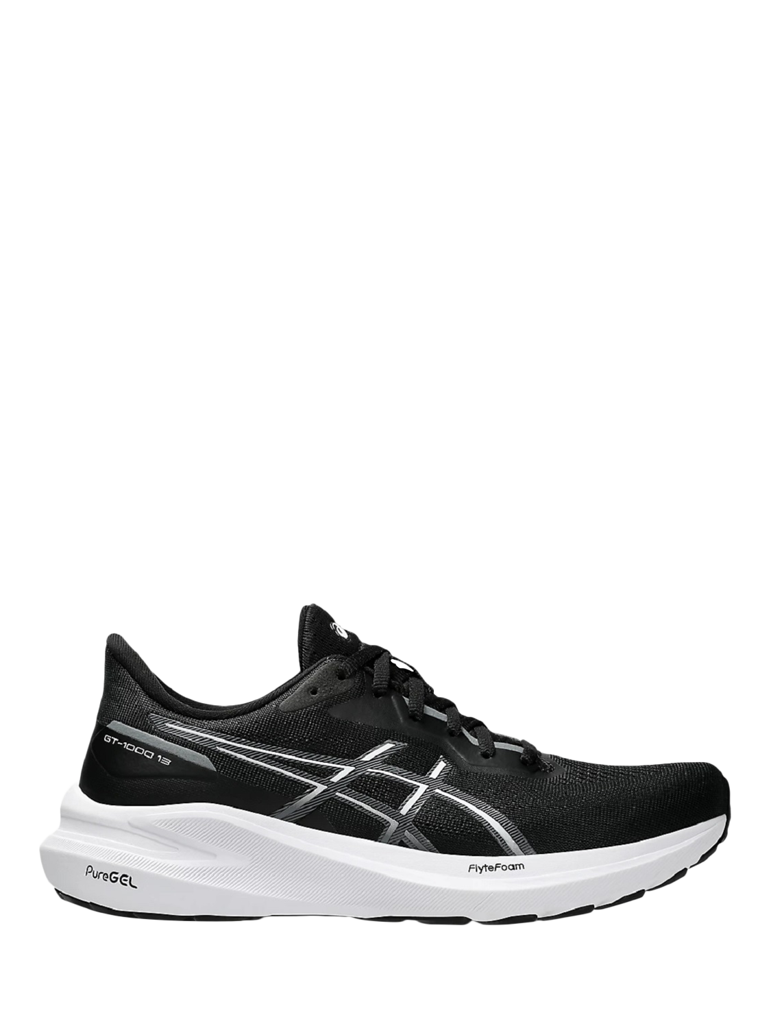 ASICS Women s GT 1000 PureGEL Flytefoam Sports Trainers Black White