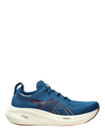 ASICS GEL-NIMBUS 26 Men's Running Shoes, Navy/Orange