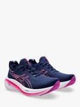 ASICS GEL-NIMBUS 26 Women's Running Shoes, Blue/Bold Magenta