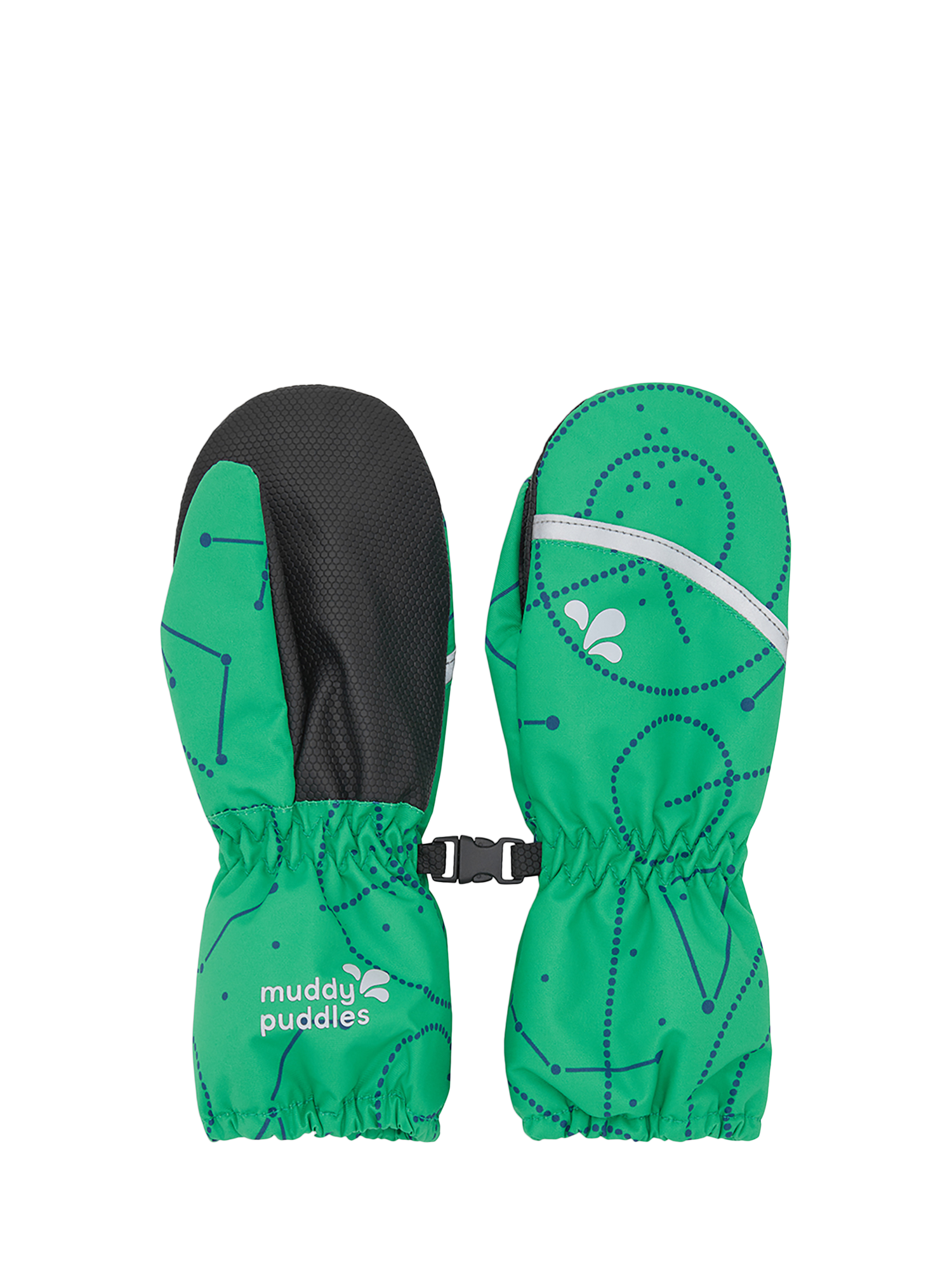 Muddy Puddles Kids' Arctic Ski Mittens, Green