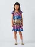 John Lewis Kids' Ombre Sequin Party Dress, Multi