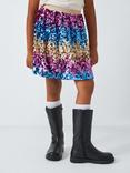 John Lewis Kids' Ombre Sequin Skirt, Multi