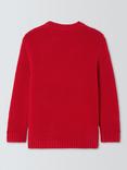 John Lewis Kids' Sausage Dog Christmas Jumper, Red