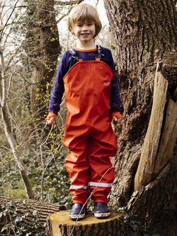 Muddy Puddles Kids' Waterproof Rainy Day Dungarees - view 2, Red