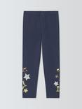 John Lewis Kids' Sequin Stars Leggings, Navy