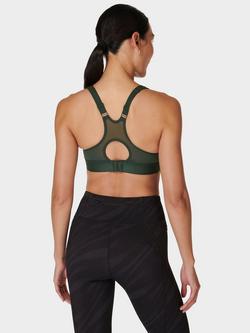 Sweaty Betty Power Pro Running Bra - view 2, Trek Green