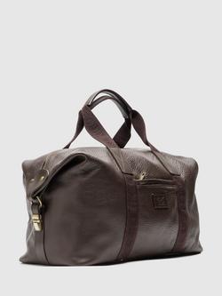 Rodd & Gunn Charlton Leather Italy made Duffle Bag, Testa Di Moro - view 2, Testa Di Moro
