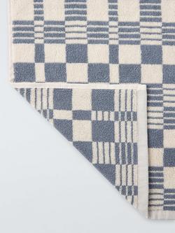 John Lewis Check Towels - view 2, Thistle